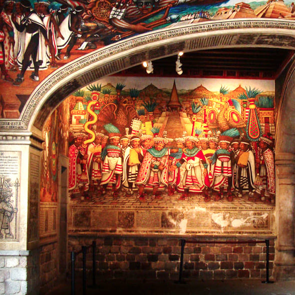 Visitar los murales del Palacio de Gobierno – TLAXCALA, ARQUITECTURA COLONIAL